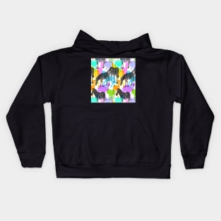 Colourful Zebra Kids Hoodie